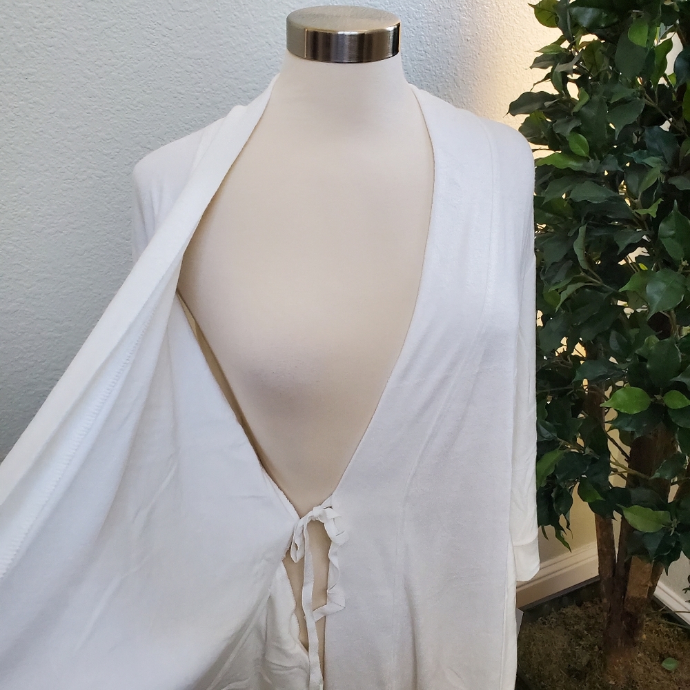 NWT White Terry Robe - Picture 7 of 8